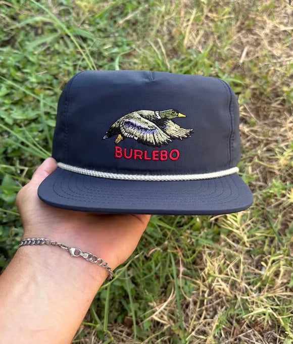 Burlebo Men’s Navy Flying Mallard Hat