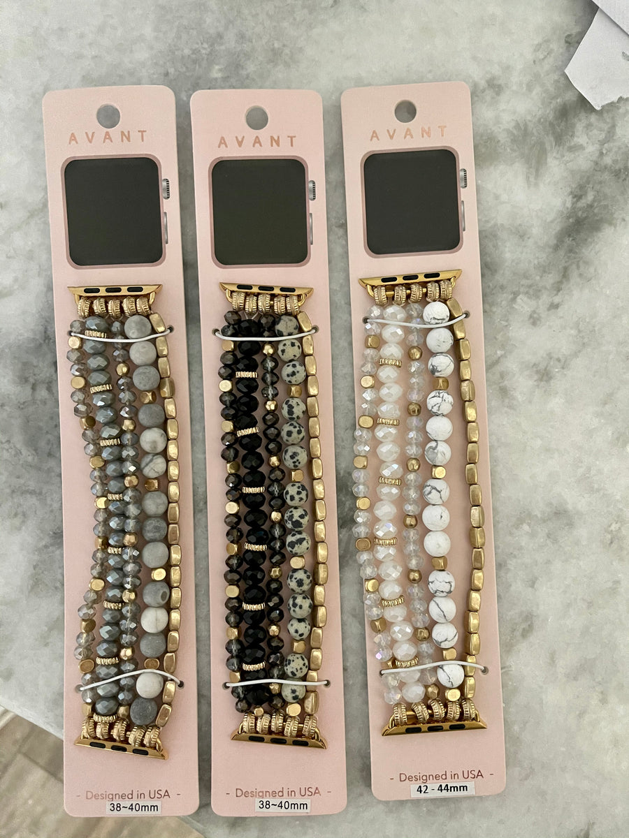 Beaded apple outlet watch band boutique