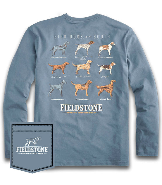 Fieldstone Tee- Long Sleeve Bird Dog of the South