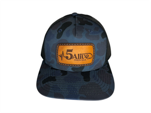5Alive Richardson Hat- Blue Duck Camo Chestnut OG