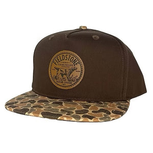 Fieldstone Brown Canvas W/ Autumn Camo Bill Preserve Hat