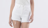Paige Tummy Control Super High Rise Shorts- White