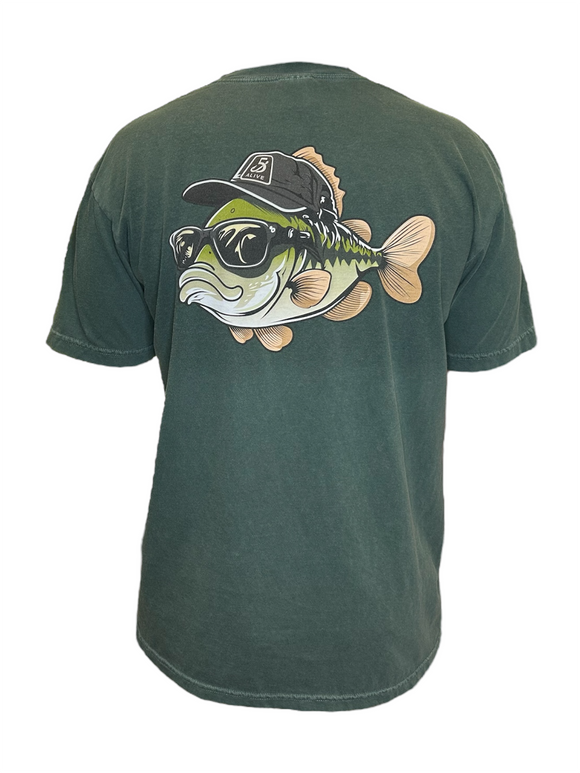 5Alive Tee- Bubba Bass / Blue Spruce