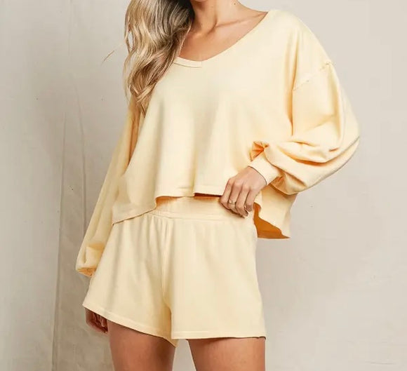 Honey Lounge Set- Lemon