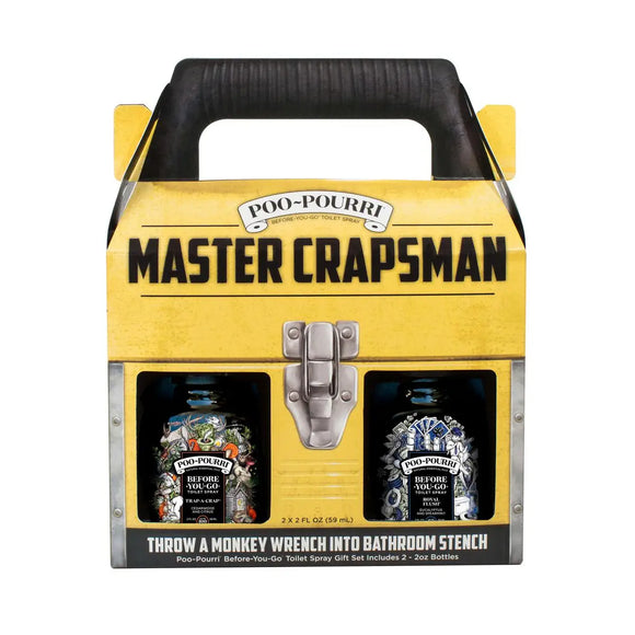 Poo~Pourri Master Crapsman Gift Set 2 Pack 2 oz