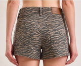 Kenzie Hidden Tiger Denim Shorts