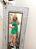 Kelly Green Sweater Tank Set