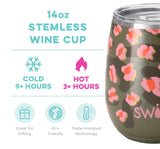 Swig On The Prowl Stemless Wine Cup | 14oz