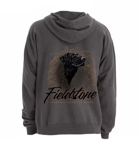 Fieldstone Hoodie- Black Lab Blind