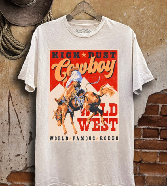 Kick Dust Cowboy Graphic Tee