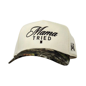 Mama Tried Mad Hatter Trucker Hat- Camo