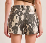 Harper Hidden Cow Denim Shorts