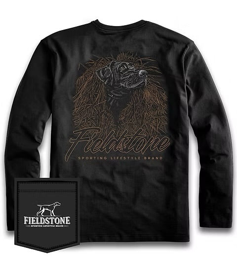 Fieldstone Long Sleeve Tee- Black Lab Blind
