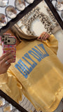 Dilly Dally Mockneck Sweatshirt- Yellow