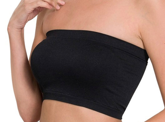 Seamless Bandeau- Black