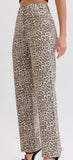 Kiana Leopard Super High Rise Dad Jeans