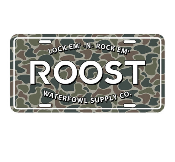 Roost License Plate