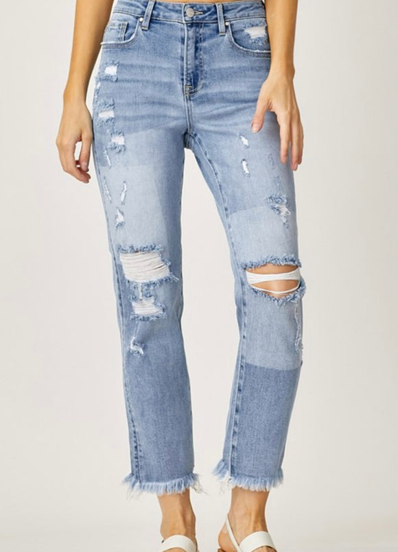 Hadley High Rise Straight Jeans