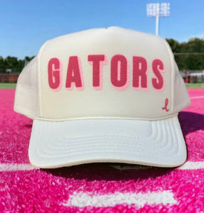 Gators - Pink Puffy Trucker Hat