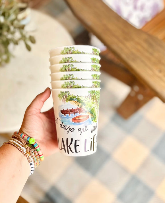 Lake Life Reusable Cups