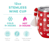 Swig Santa Baby Stemless Wine Cup | 12oz