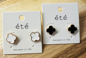 Quatrefoil Stud Earrings