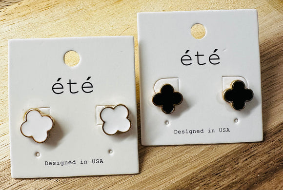 Quatrefoil Stud Earrings