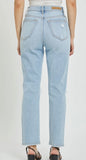 Hadley High Rise Distressed Straight Jean