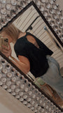 Cassidy Open Back Top- Black