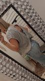 Cassidy Open Back Top- Heather Gray