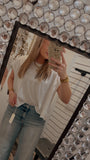 Cassidy Open Back Top- White