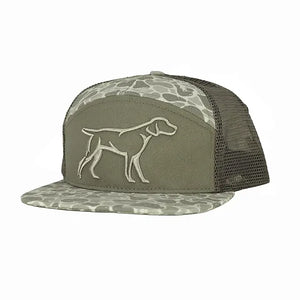 Fieldstone Grey Backwoods Camo 7 Panel 3D Puff