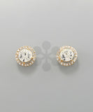 Mini Rhinestone Stud Earrings