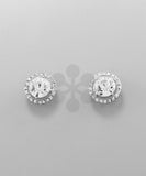 Mini Rhinestone Stud Earrings