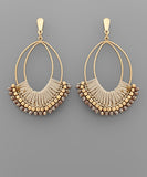 Date Night Mocha Statement Earrings