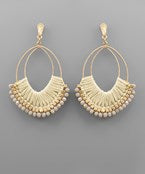 Date Night Ivory Statement Earrings