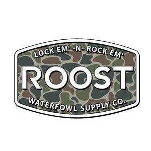 Roost Camo Lock Em' Rock Em' Sticker