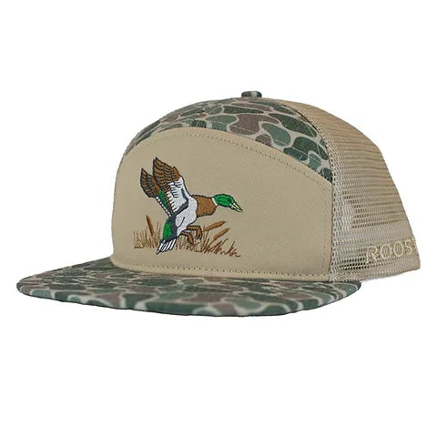 Youth Roost 7 Panel 3D Puff Full Color Duck Logo