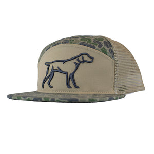 Fieldstone Hat- Backwoods Camo 7 Panel