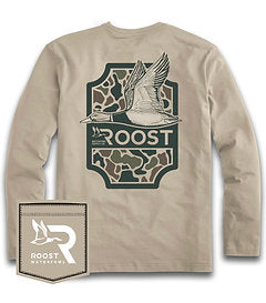 Roost Long Sleeve Tee- Camo Shield