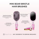 Teleties Mini Boar Bristle Hair Brush - Pinch Me!