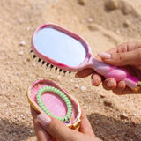 Teleties Mini Boar Bristle Hair Brush - Pinch Me!