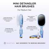 Teleties Mini Detangler Hair Brush for Medium Hair- Tide & True