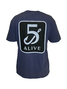 5Alive Tee- Navy Hooked