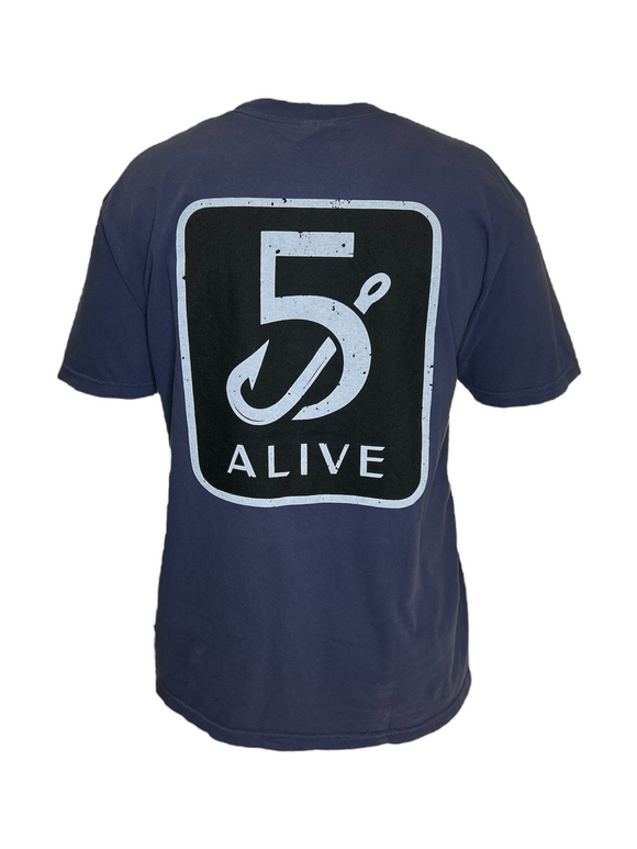 5Alive Tee- Navy Hooked