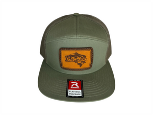 5Alive Richardson Flat Bill Hat- Trucker Loden