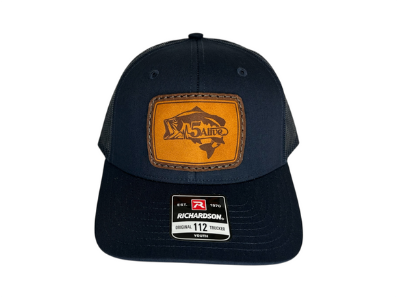 5Alive Richardson Kids Hat- Navy Bass