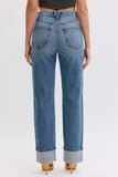 Molly Super High Rise Cuffed Dad Jean