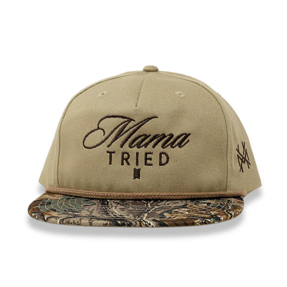 Mama Tried Mad Hatter Flat Bill Hat- Grandpa Advantage