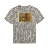 Mad Hatter Duck Stamp TShirt / Bottomland Camo